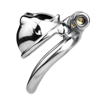 Cat Face Smallest Chastity Cage -silver cage