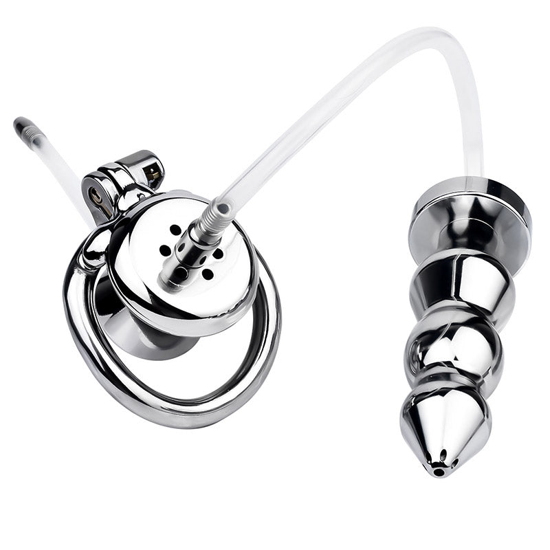 Special Chastity Cage With Butt Plug