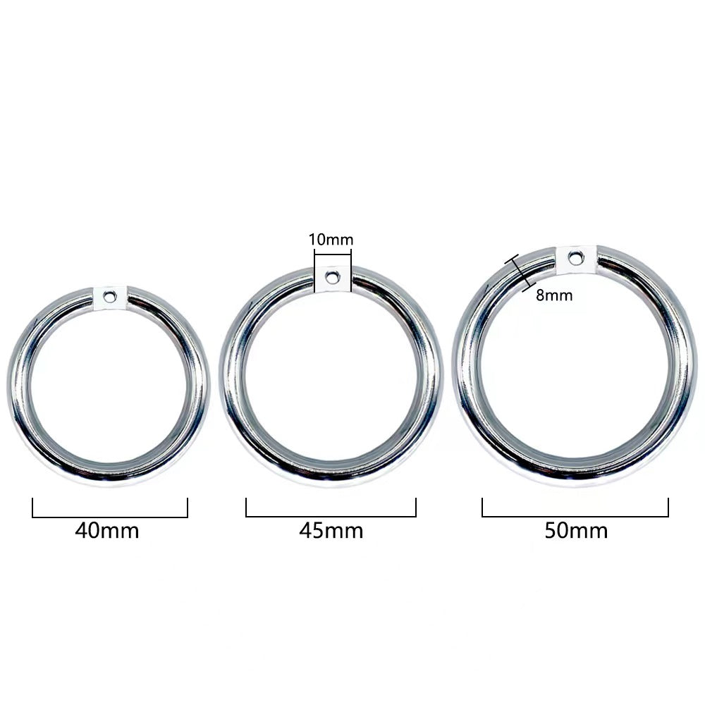 Stainless Steel Chastity Ring Cock Ring