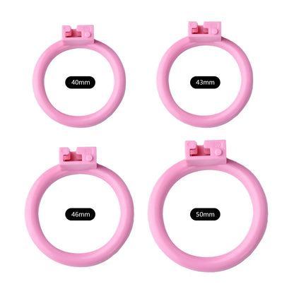 Clit Chastity Cage Black Pink