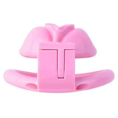 Clit Chastity Cage Black Pink