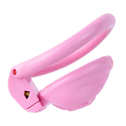 Cage de chasteté pour clitoris noire et rose