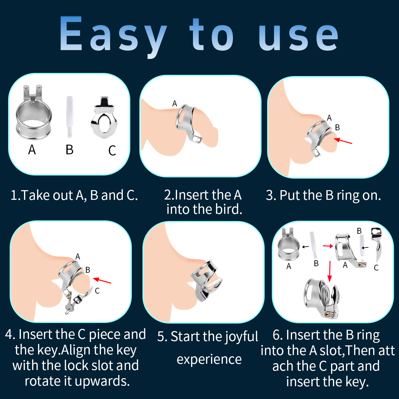 Clitoral Chastity Lock Invisible