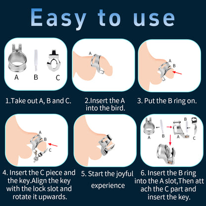 Clitoral Chastity Lock Invisible