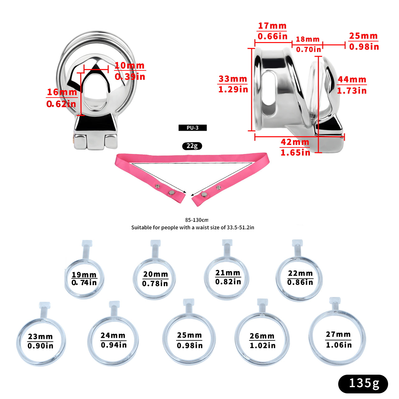 Clitoral Chastity Lock Invisible