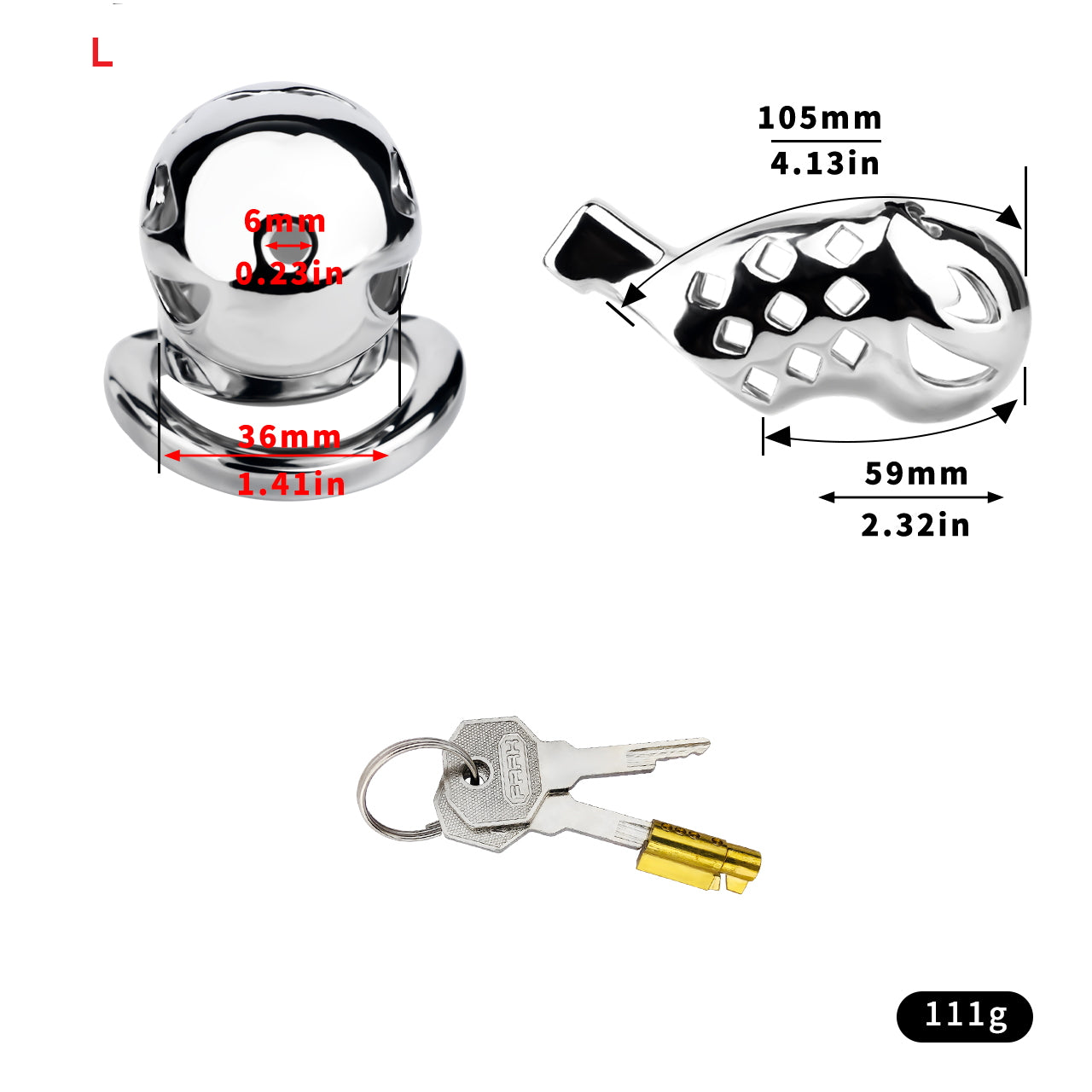 Clown Chastity Lock - 12