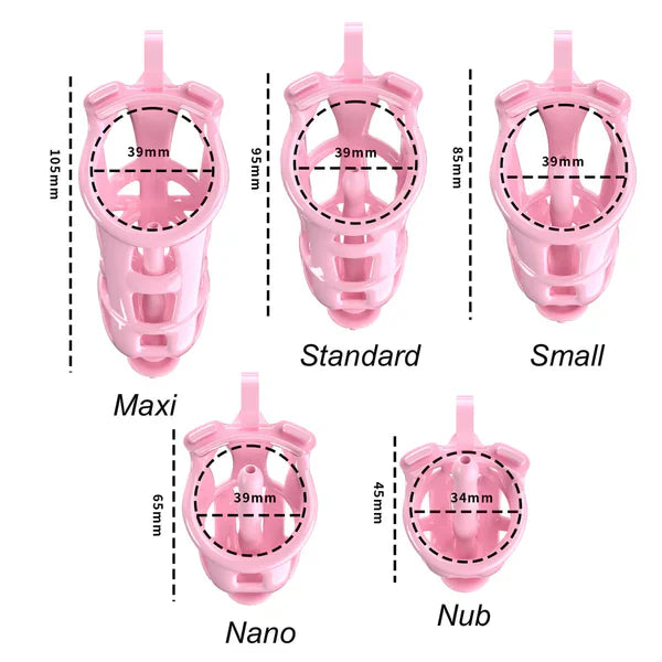 Cobra Chastity Cage With Belt and Urethal