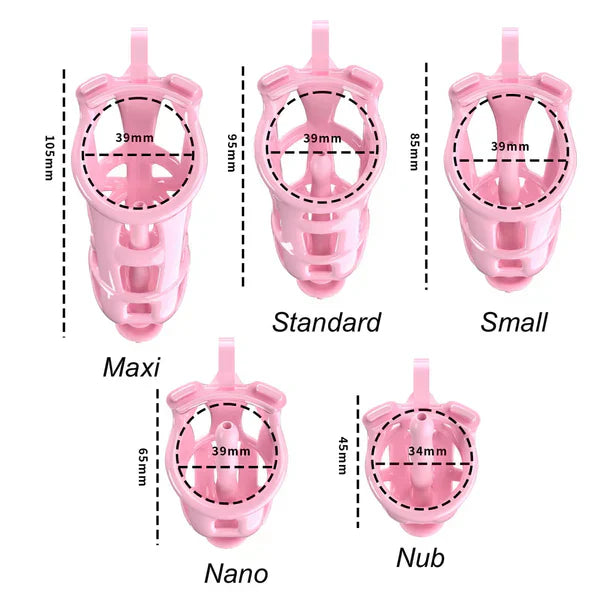 Mamba Chastity Cage With Belt and Urethal