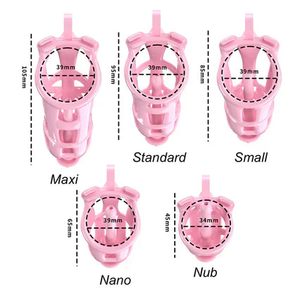 Mamba Chastity Cage With Belt and Urethal