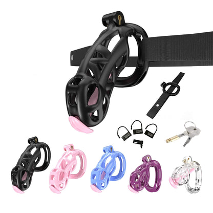 Cobra Chastity Set With Belt