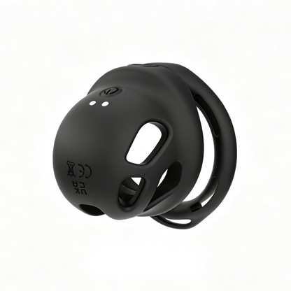 Compact Silicone Vibrating Chastity Cage