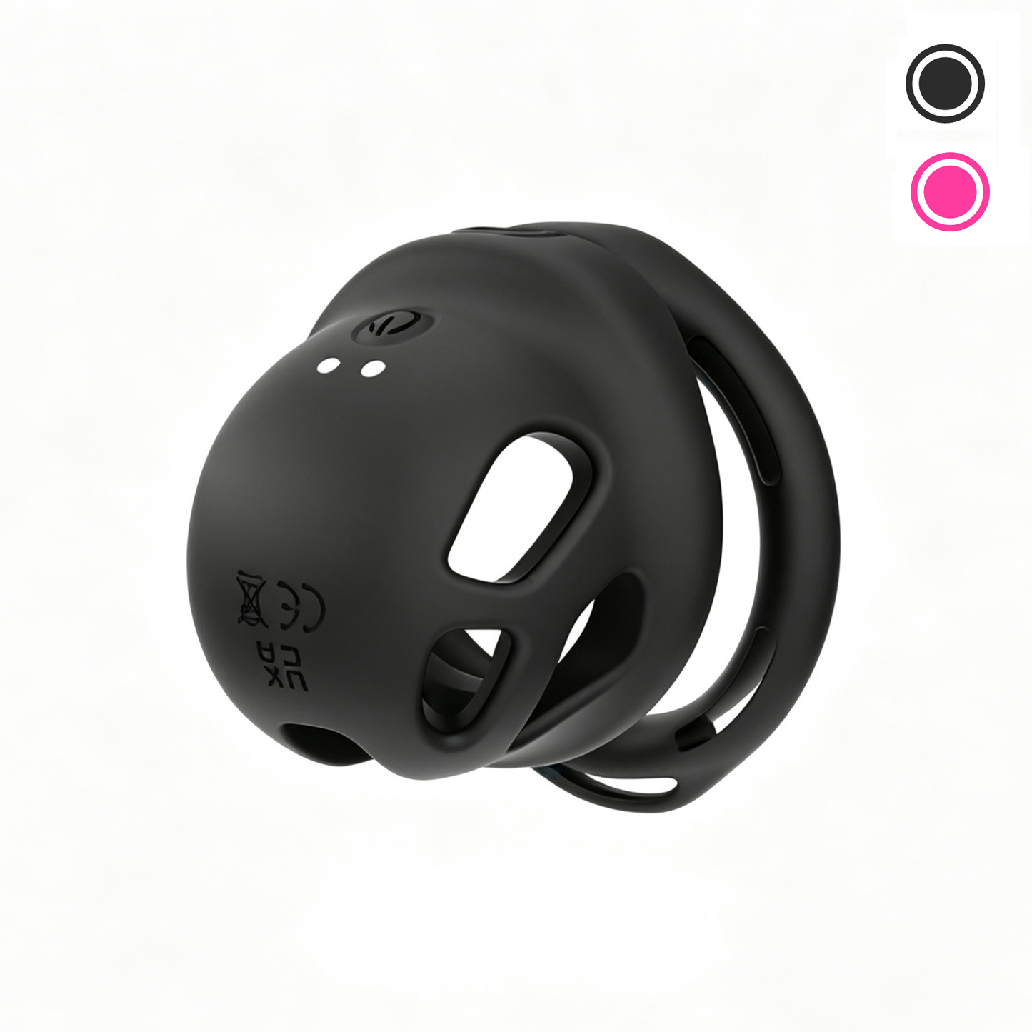Compact Silicone Vibrating Chastity Cage