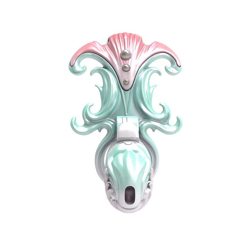 Coral Whisper Chastity Cage