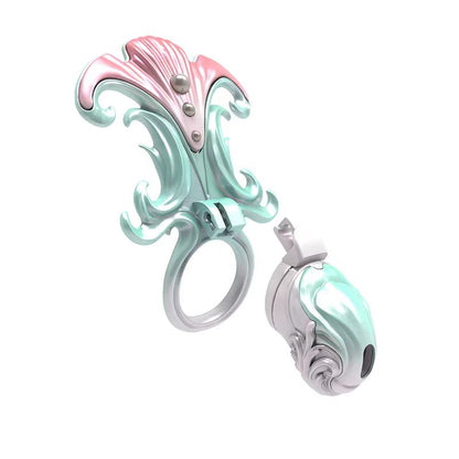 Coral Whisper Chastity Cage