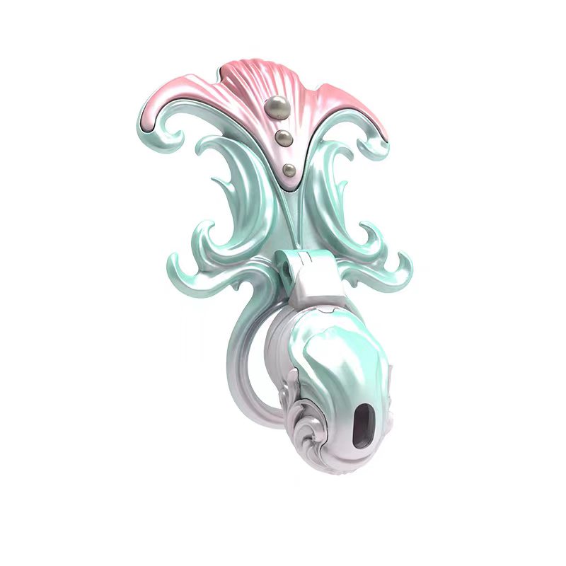 Coral Whisper Chastity Cage