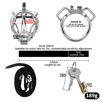 Cosmic Axis Chastity Lock - 10