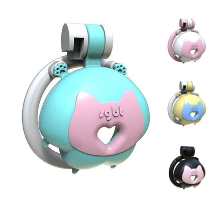 Cute Meow Fist Chastity Cage