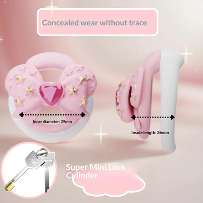 Cute Pink Cock Cage - 2