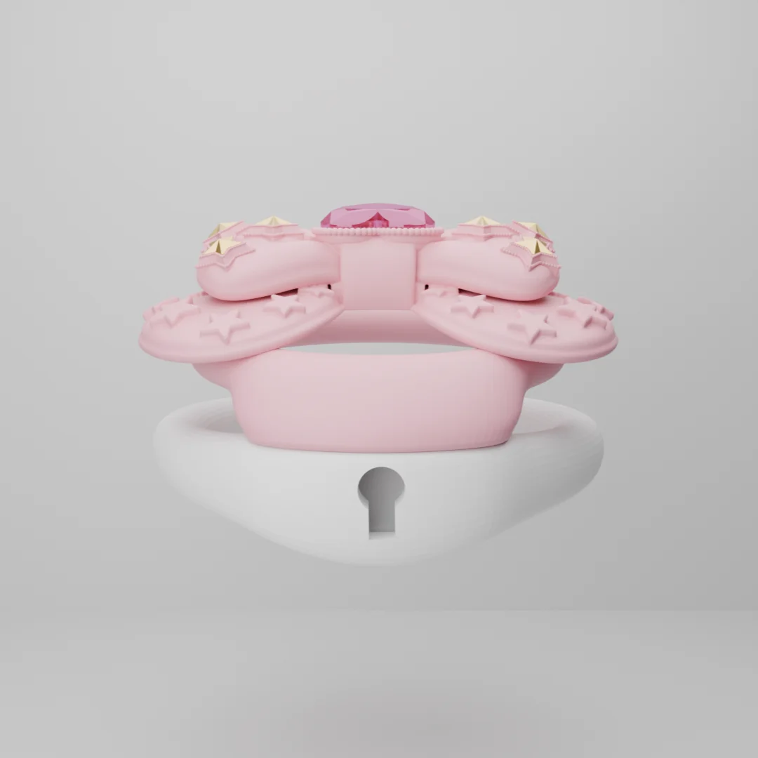 Cute Pink Cock Cage - 9