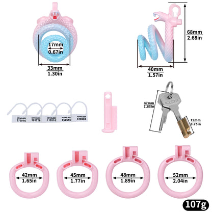 Desire Snake Scale Chastity Lock