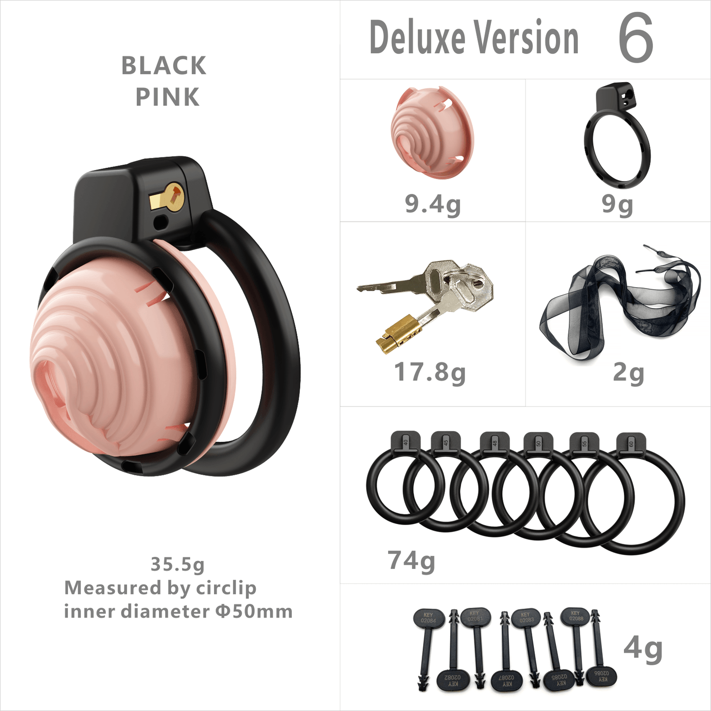 Detachable Conch Chastity Cage