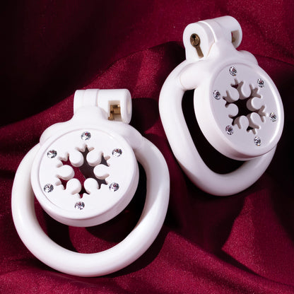 Diamond Flat Chastity Cage