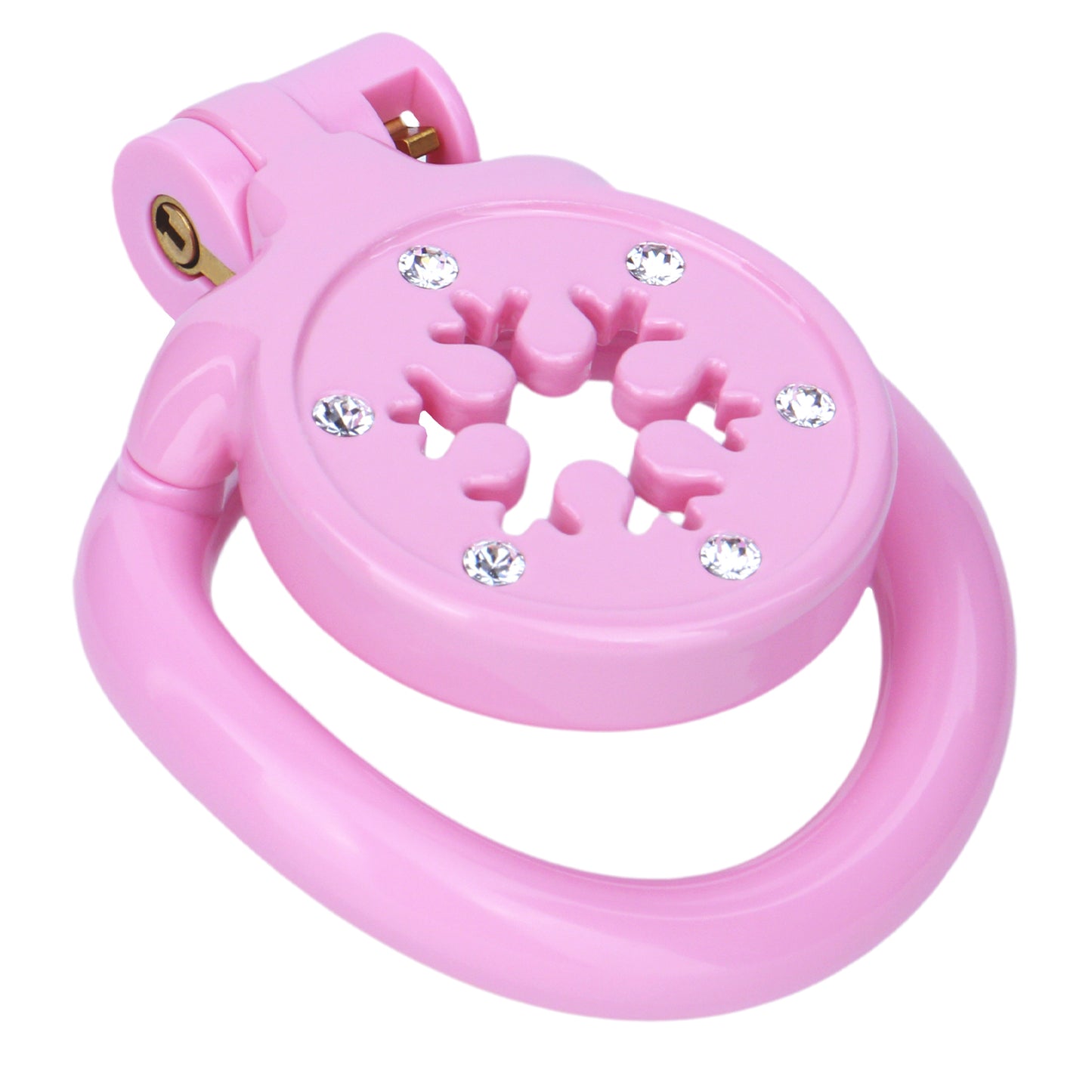 Diamond Flat Chastity Cage