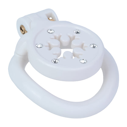 Diamond Flat Chastity Cage