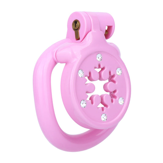 Diamond Flat Chastity Cage