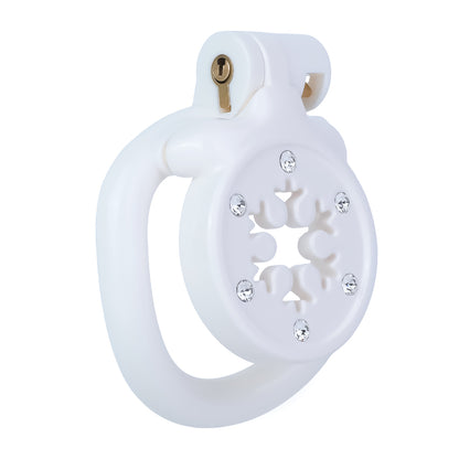 Diamond Flat Chastity Cage