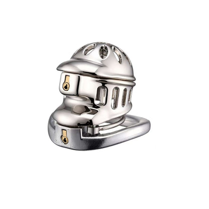 Double Locking Stainless Steel Chastity Cage