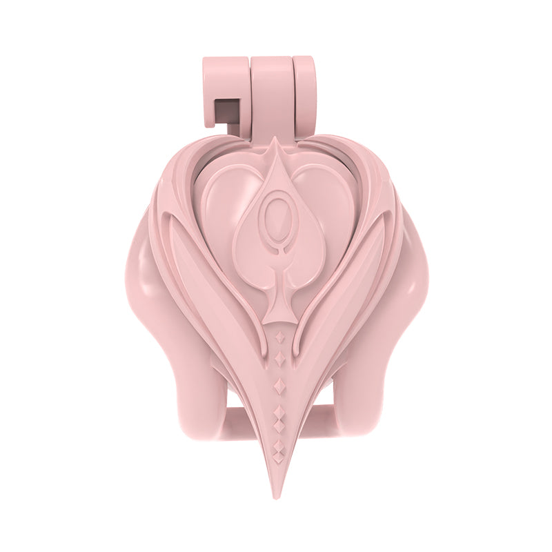 Dual-Heart Resin Chastity Cage