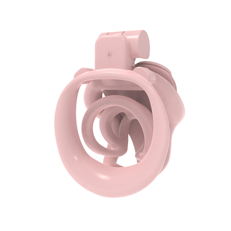 Dual-Heart Resin Chastity Cage