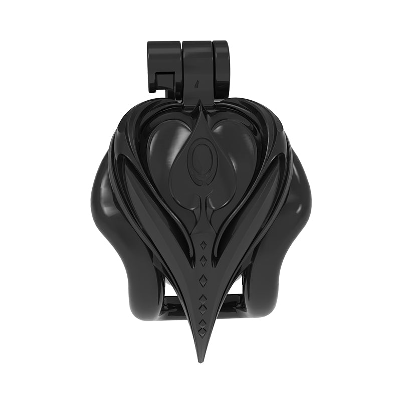 Dual-Heart Resin Chastity Cage