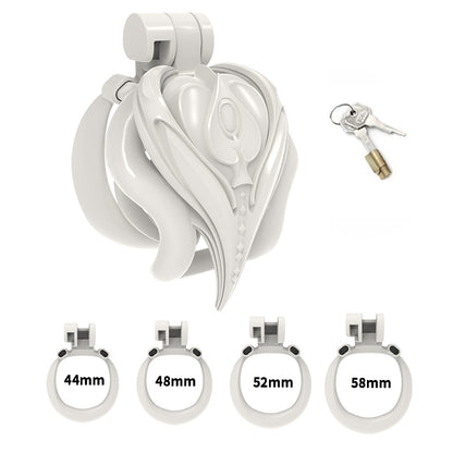 Dual-Heart Resin Chastity Cage