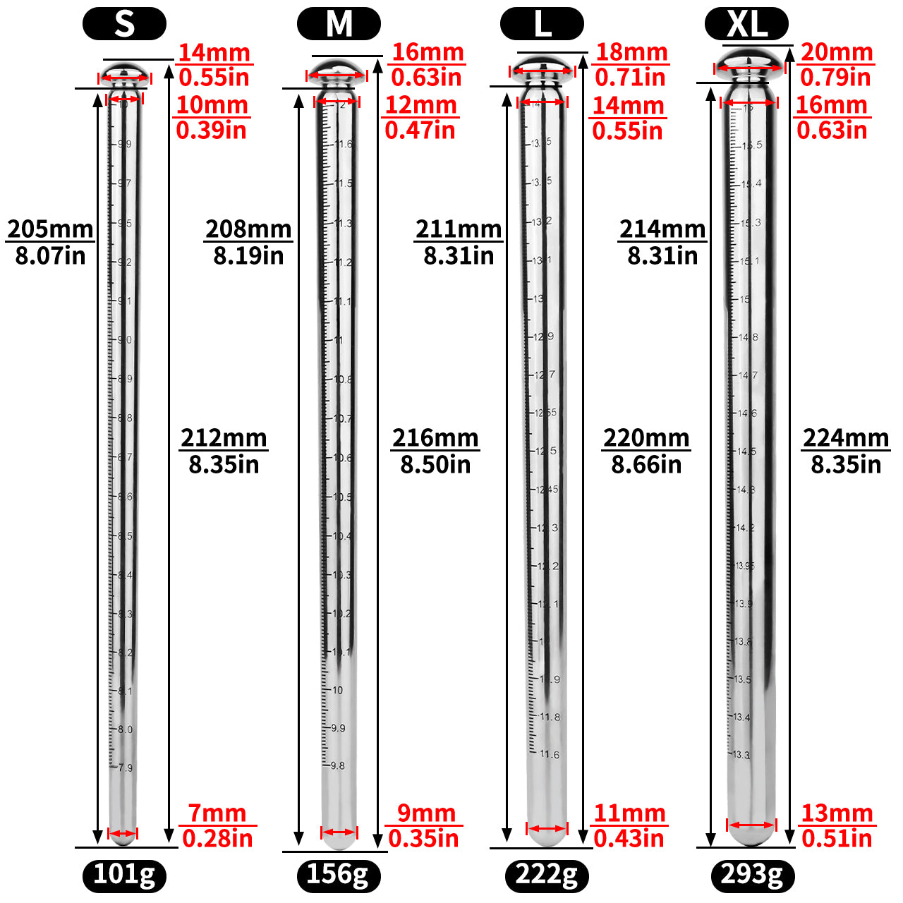 ET ROD 304 Stainless Steel Sounding Rod