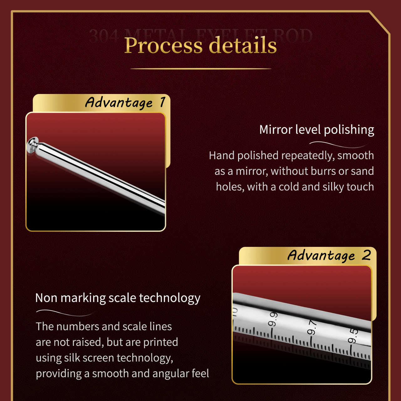 ET ROD 304 Stainless Steel Sounding Rod