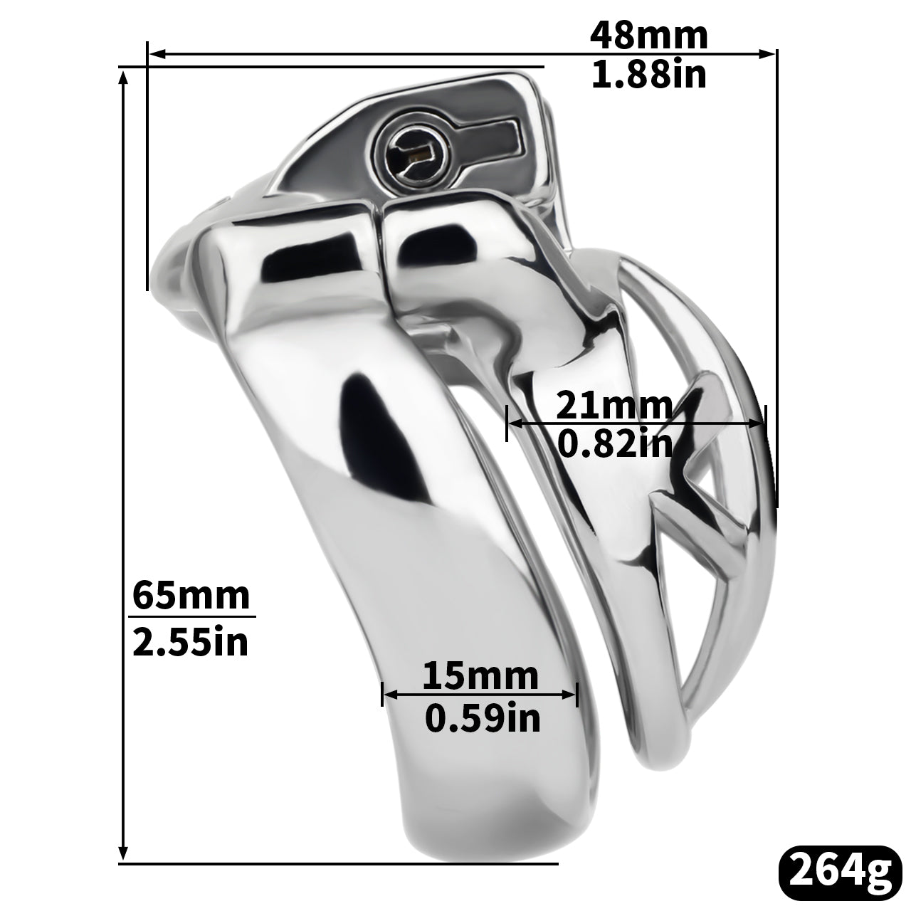 Eye of Horus Chastity Cage - 10