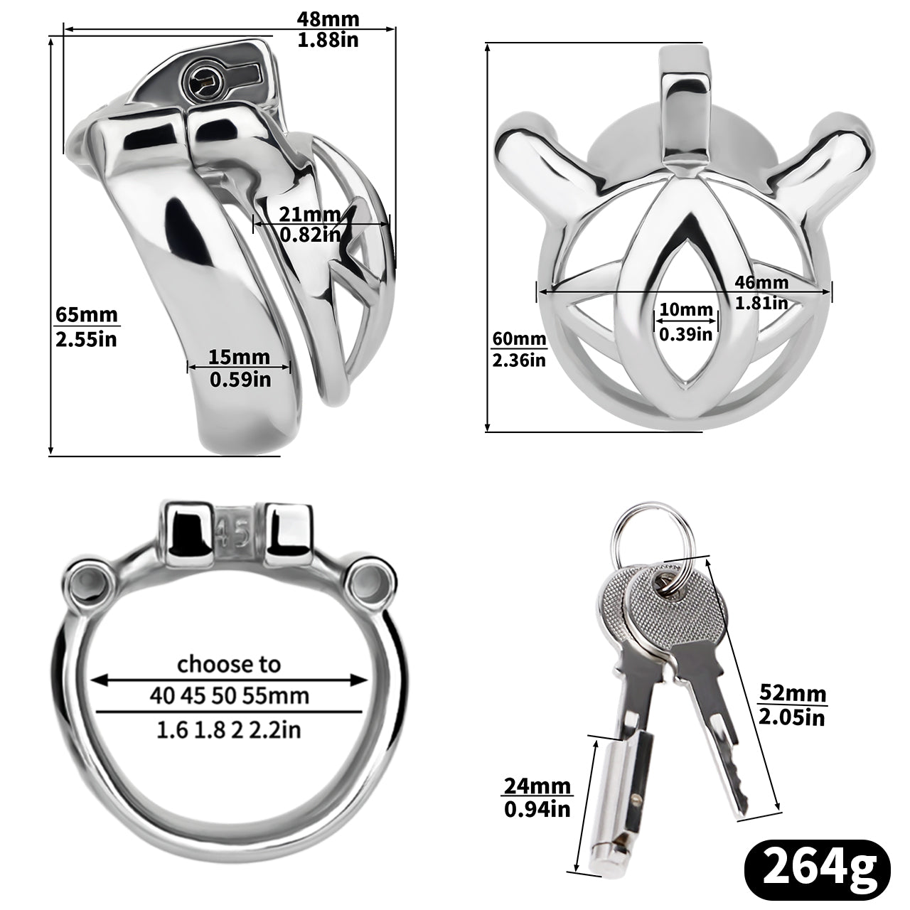 Eye of Horus Chastity Cage - 9