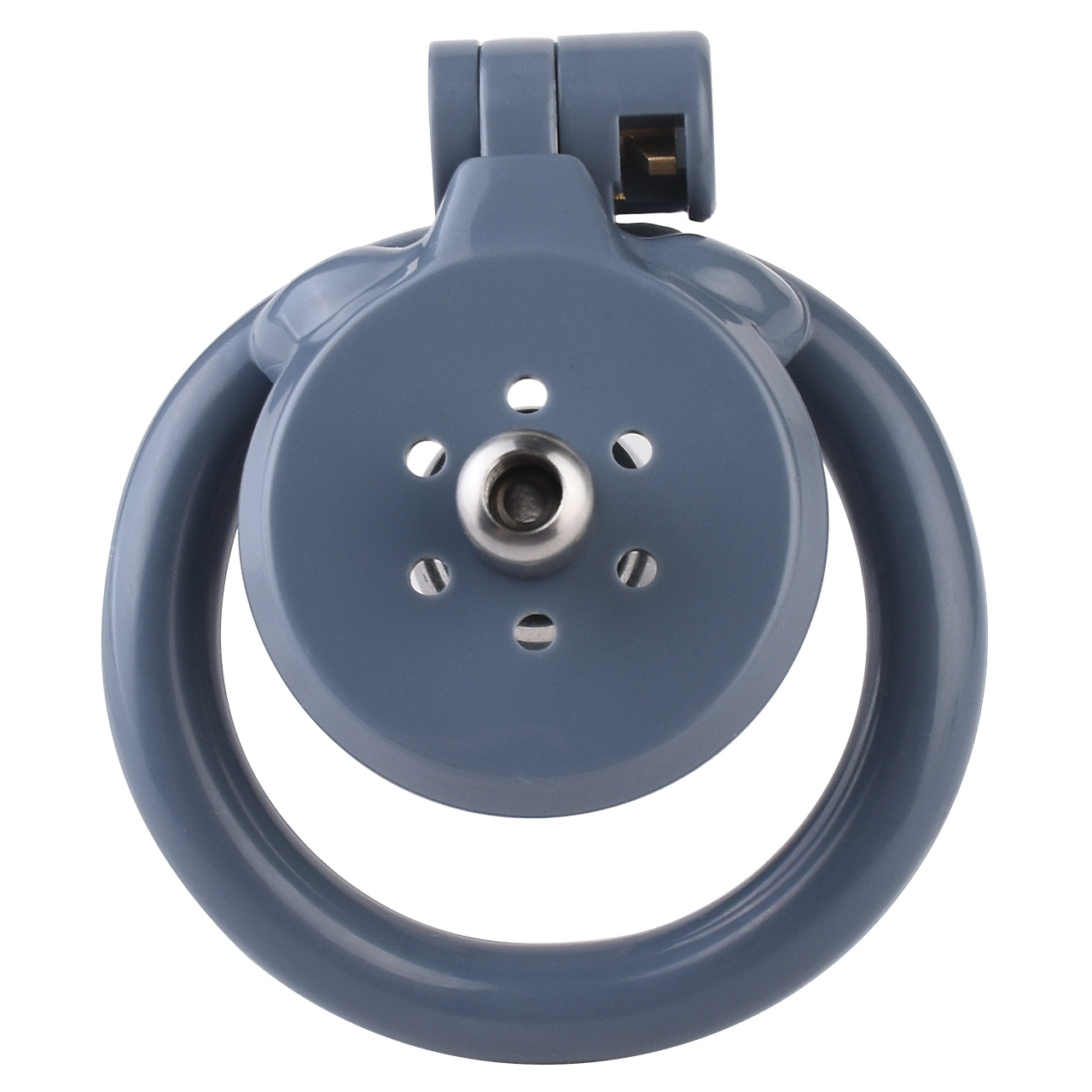 Flat Chastity Cage with Detchable Ball Catheter- 14