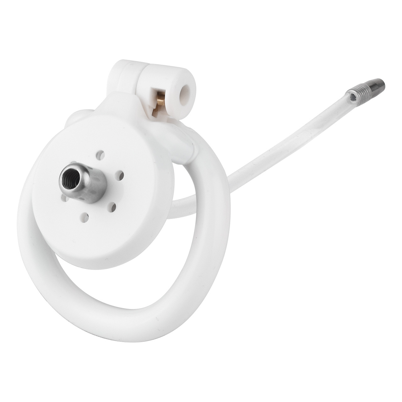 Flat Chastity Cage with Detchable Ball Catheter- 6