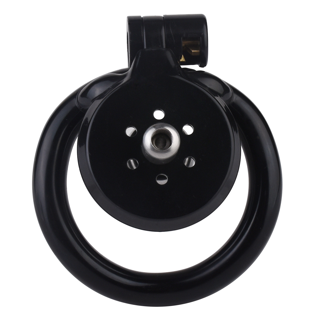 Flat Chastity Cage with Detchable Ball Catheter- 10