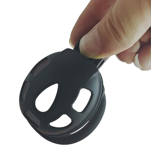 Flat Cobra Male Chastity Cage