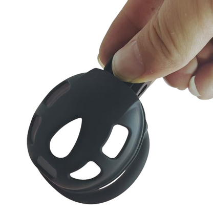 Flat Cobra Male Chastity Cage