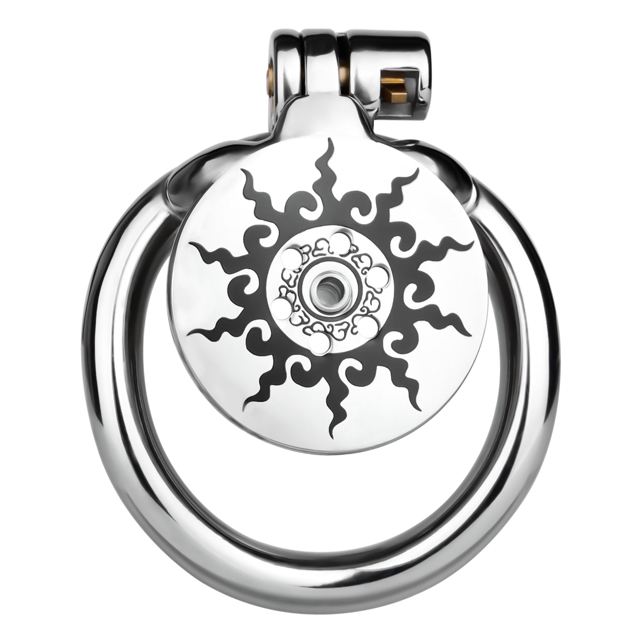 Flat Lotus Chastity Cage -8