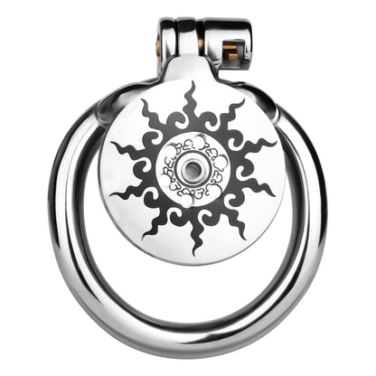 Flat Lotus Chastity Cage -8