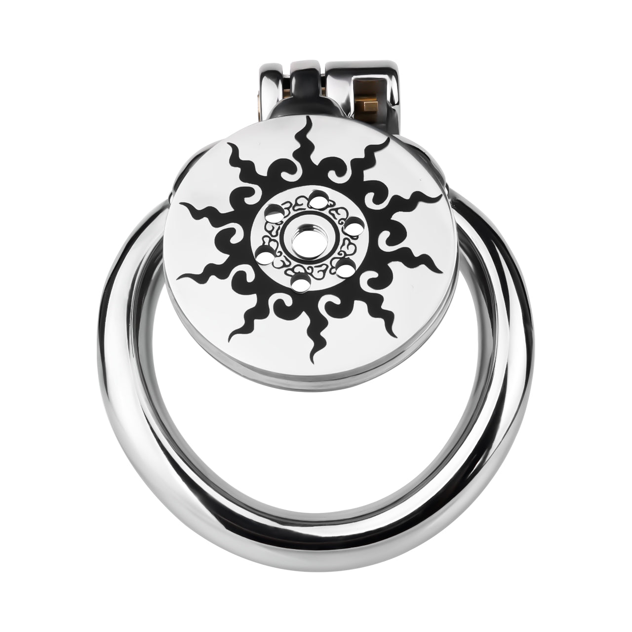 Flat Lotus Chastity Cage - 1