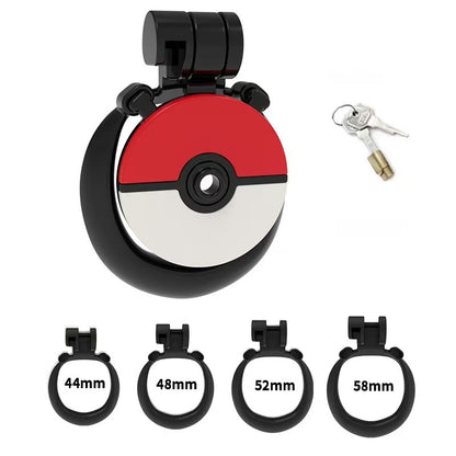Flat Resin Chastity Cage