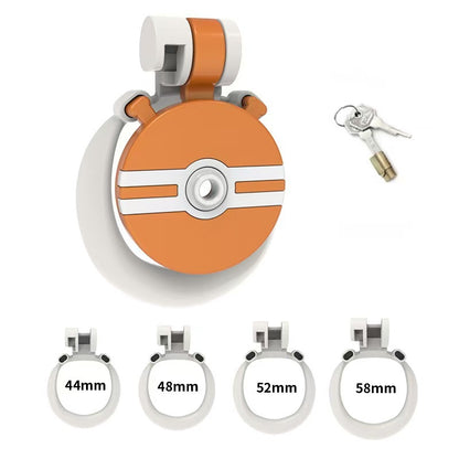 Flat Resin Chastity Cage