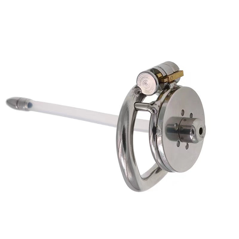 Shorted Plug Device Flat Short Chastity Device With Lock Soft Catheter – topchastity